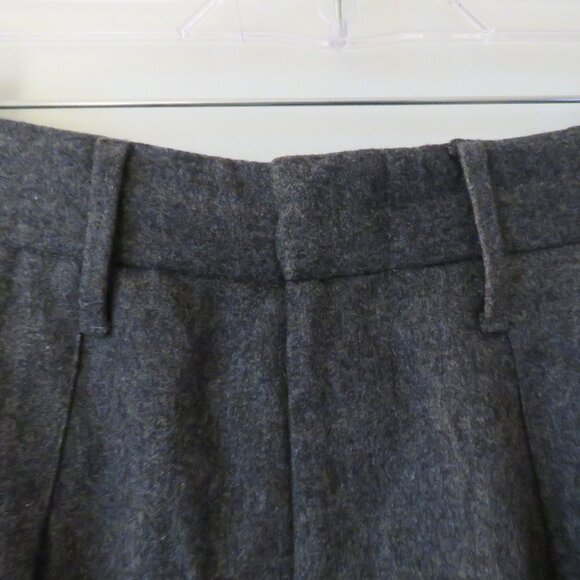 ISABEL MARANT Racomi 100% Virgin Wool Tapered High Rise Pants in Gray Size Large - Picture 6 of 16